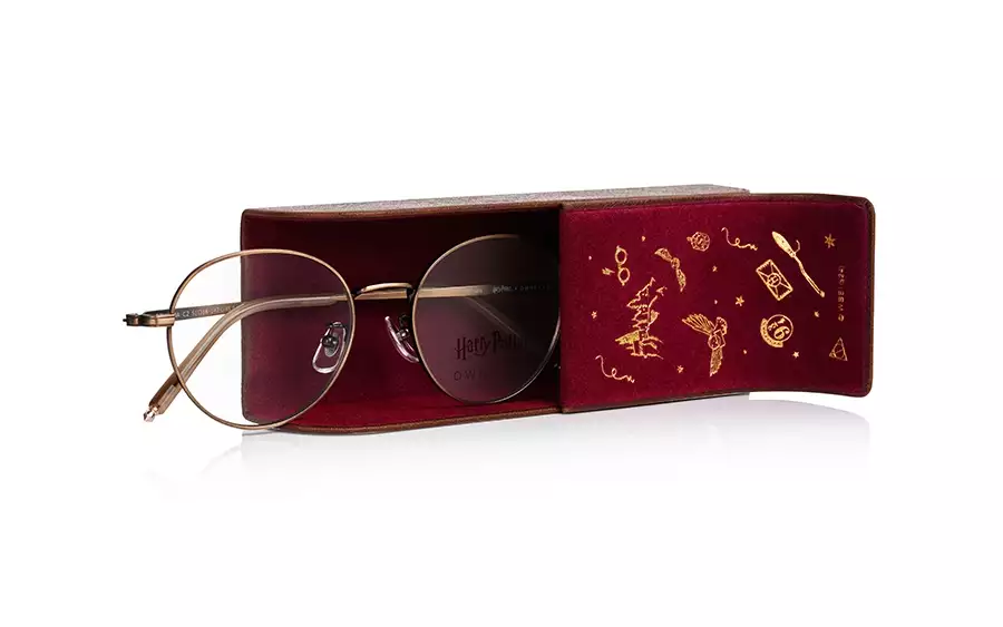Eyeglasses HARRY POTTER × OWNDAYS HP1002B-3A  Dark Gold