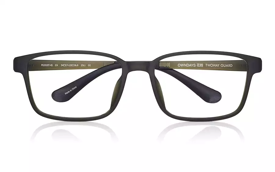 Eyeglasses OWNDAYS 花粉 2WAY GUARD PG2020T-4S  Dark Green