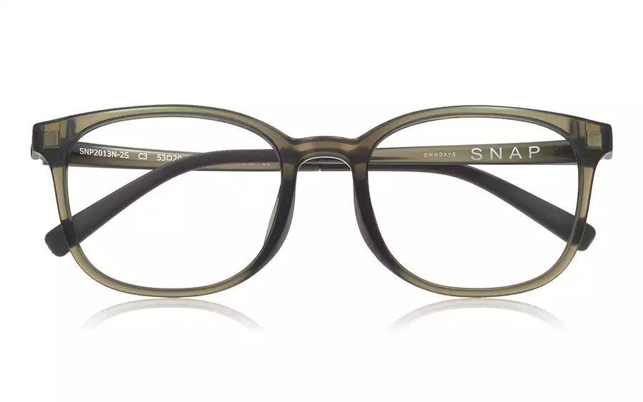 Eyeglasses OWNDAYS SNAP SNP2013N-2S  カーキ