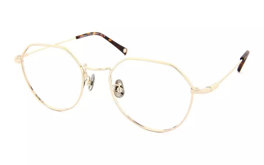 Eyeglasses Memory Metal MM1005B-0S  ゴールド