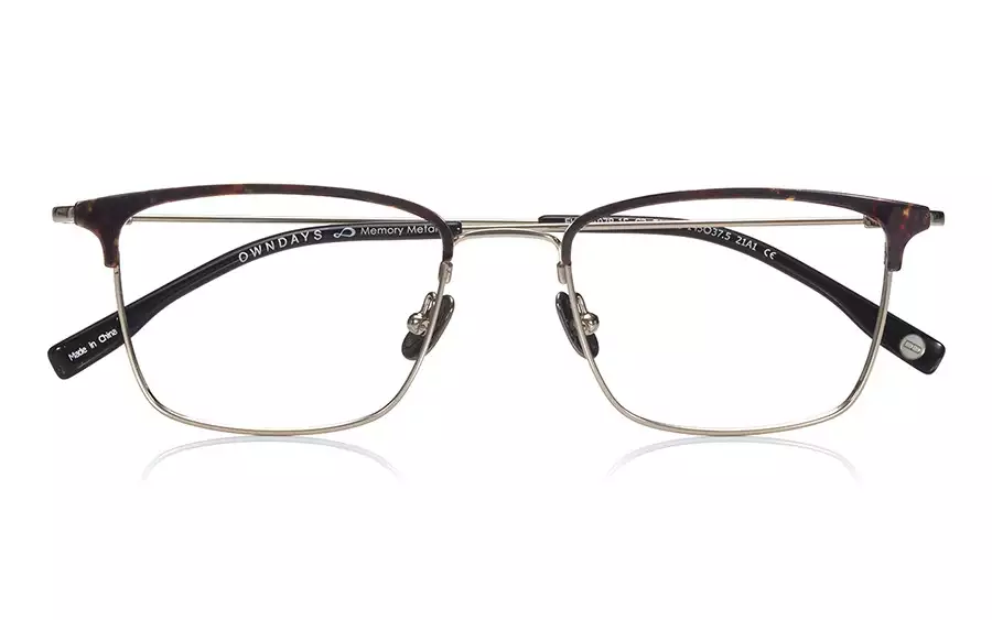 Eyeglasses Memory Metal EUMM107B-1S  Brown Demi