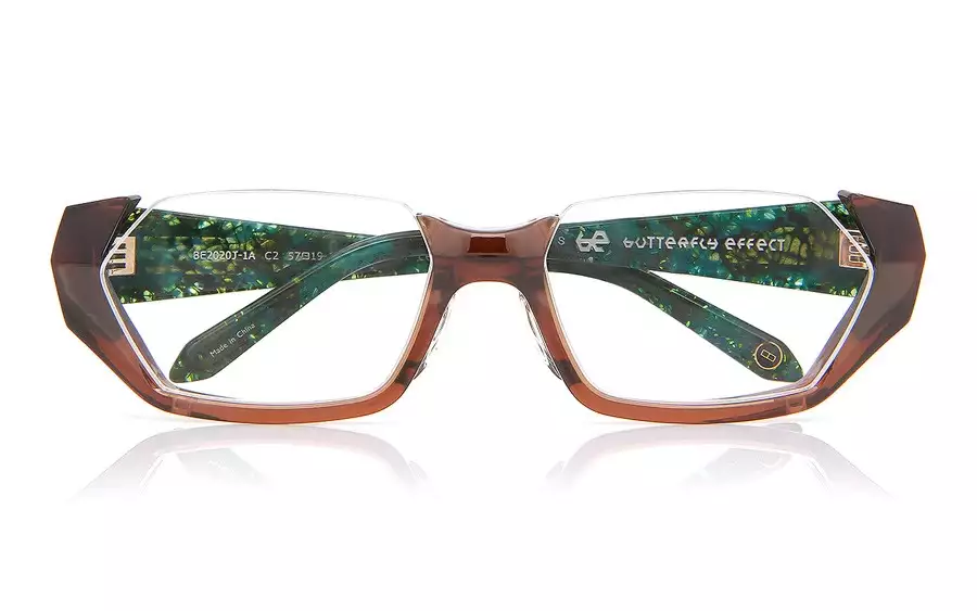 Eyeglasses BUTTERFLY EFFECT BE2020J-1A  ブラウン