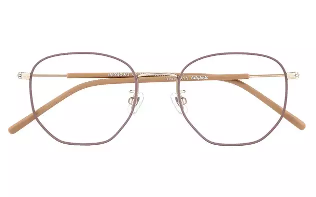 Eyeglasses lillybell LB1001G-8A  ブラウン
