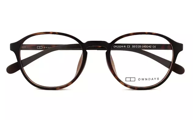 Eyeglasses OWNDAYS OR2024-N  ブラウンデミ