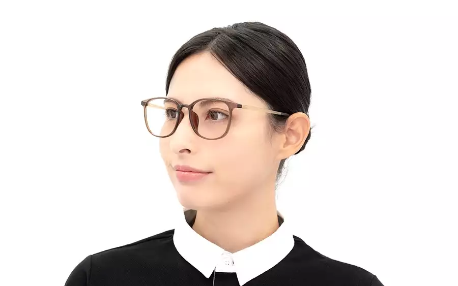 Eyeglasses eco²xy ECO2025K-3S  クリアピンク