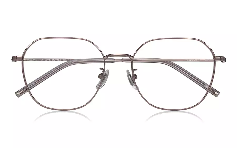 Eyeglasses +NICHE NC3026C-3A  Pink Gold