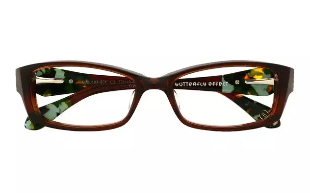 Eyeglasses BUTTERFLY EFFECT BE2010J-8S  ブラウン
