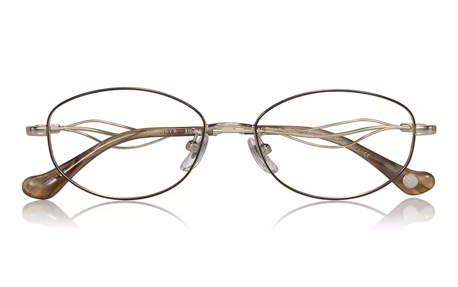 Eyeglasses Amber AM1016G-3S  ブラウン