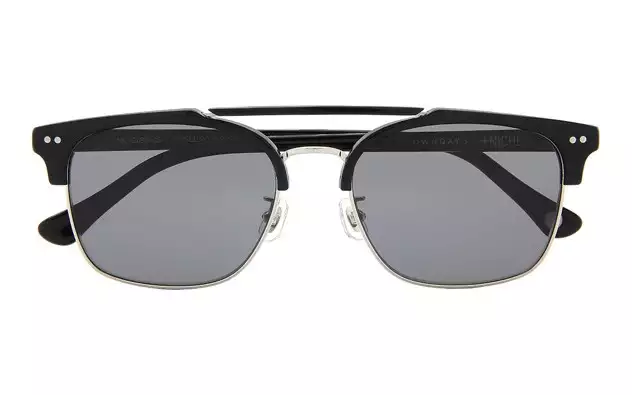 Sunglasses +NICHE NC2009B-0S  ブラック